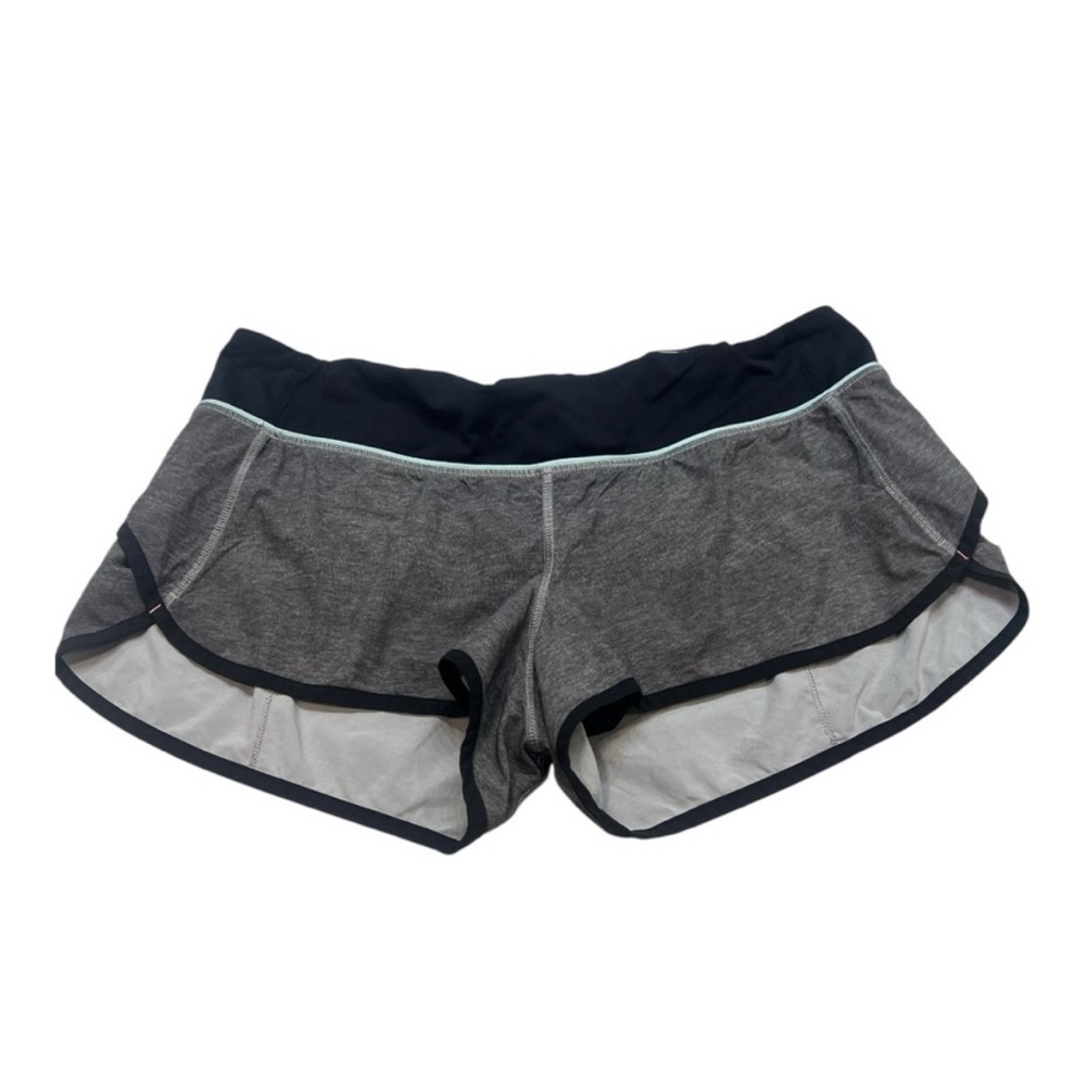 lululemon athletica Gray and Black Athletic Shorts EUC BOX30